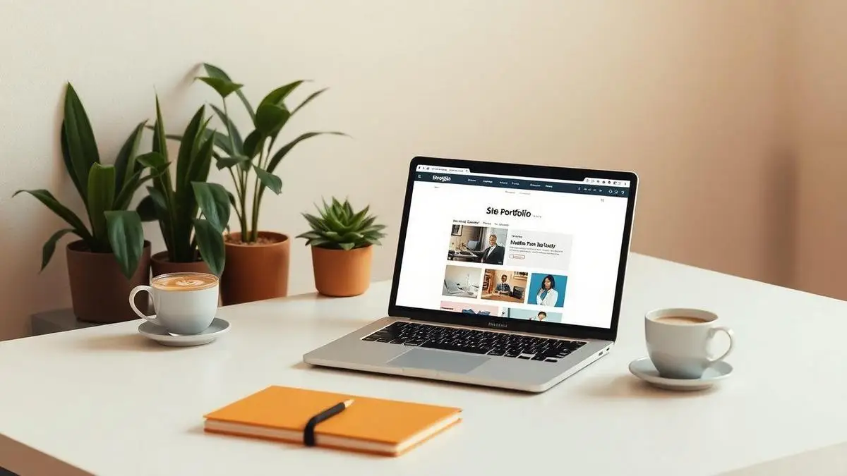 Como criar um portfólio profissional online