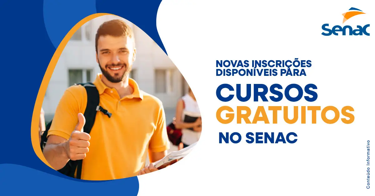 Cursos gratuitos do SENAC